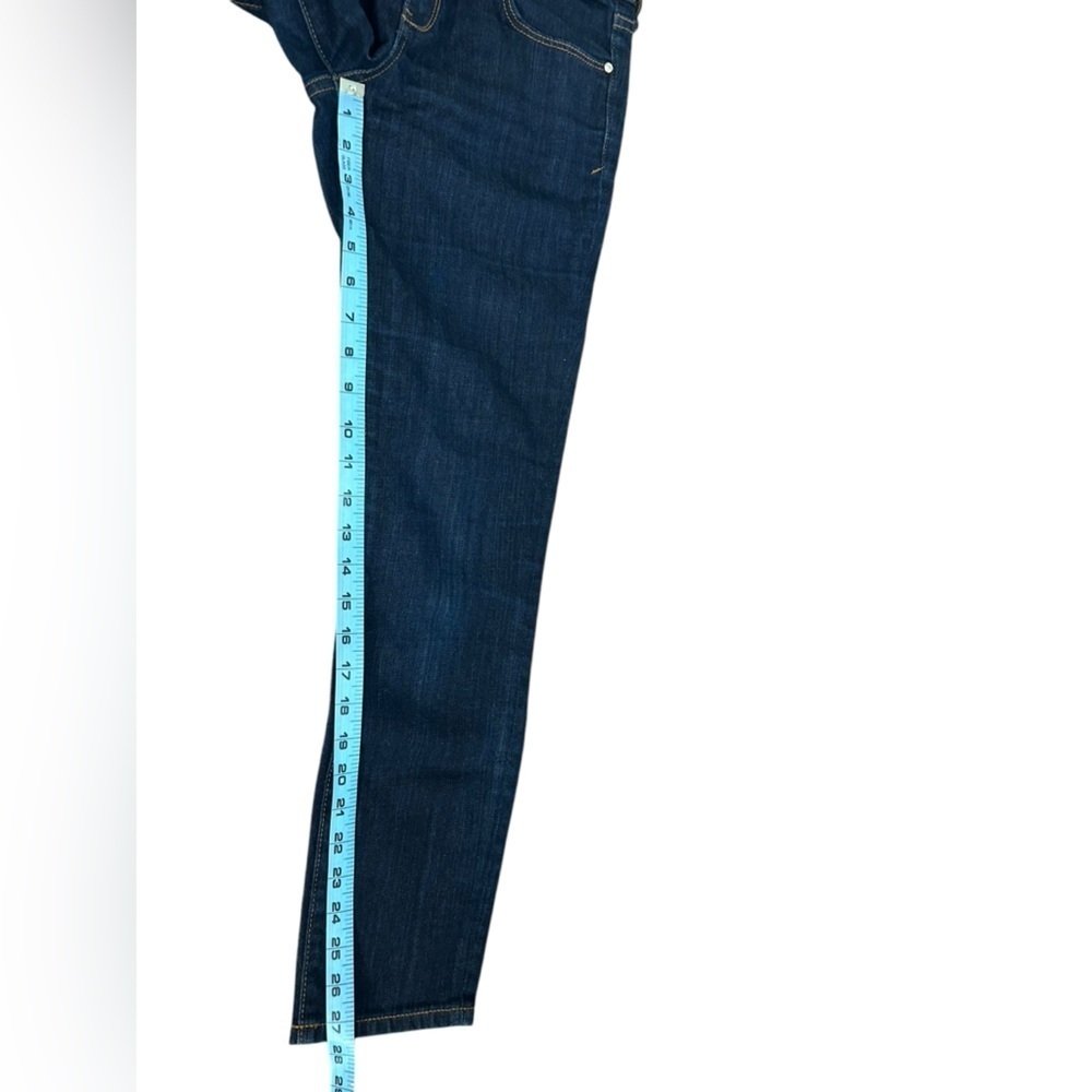 Pilcro And The Letterpress Anthropologie Dark Wash Stet Jeans Denim Womens Sz 28 - Picture 10 of 12